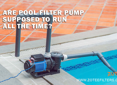 Are pool filter pump supposed to run all the time？