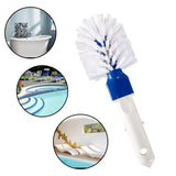 ZOTEE Swimming Pool Step & Corner Cleaning Round Brushes with Easy Clips for Pool,Hot Tub, Bathroom&Kitchen